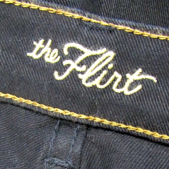 Old Navy The Flirt Dark Black Jeans Size 10 Reg - Picture 5 of 6